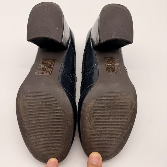 But Another Innocent Tale Shoes Womens 6.5 Blue Strap Heels Anthropologie BAIT - Picture 8 of 9